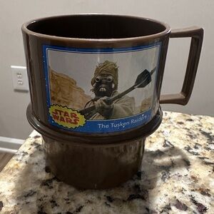 Star Wars 40th Anniversary Brown Stacking Plastic Mug 4 Oz.